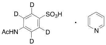 4-Acetamidobenzenesulfonic Acid-d4 Pyridine (Major)