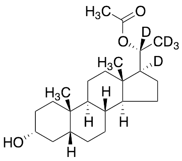 (3α,5β,21R)-20-Acetate Pregnane-3,20-diol-d5