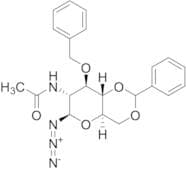 2-Acetamido-3-O-benzyl-4,6-O-benzylidene-2-deoxy-β-D-glucopyranosyl Azide