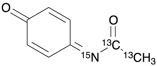 N-Acetyl-4-benzoquinone Imine-13C2,15N