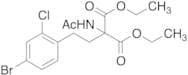2-(Acetylamino)-2-[2-(4-bromo-2-chlorophenyl)ethyl]propanedioic Acid 1,3-Diethyl Ester