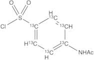 4-N-Acetylaminobenzene-13C6-sulfonyl Chloride