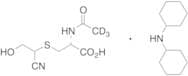 N-Acetyl-S-(1-cyano-2-hydroxyethyl)-L-cysteine-d3 Dicyclohexylamine Salt (Mixture of Diastereomers)