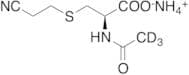 N-Acetyl-S-(2-cyanoethyl)-L-cysteine-d3 Ammonium Salt