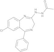 2-(2-Acetylhydrazino)-7-chloro-5-phenyl-3H-1,4-benzodiazepine