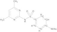 N-Acetyl Sulfamethazine-13C6