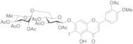 2-[3-(Acetyloxy)-4-methoxyphenyl]-5-hydroxy-6-iodo-7-[[2,3,4-tri-O-acetyl-6-O-(2,3,4-tri-O-acetyl-…