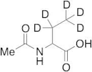 2-(Acetylamino)butanoic Acid-d5
