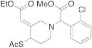 (3E)-4-(Acetylthio)-α-(2-chlorophenyl)-3-(2-ethoxy-2-oxoethylidene)-1-piperidineacetic Acid Methyl…
