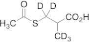 3-Acetylthio-2-methylpropanoic Acid-d5
