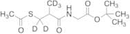 N-(3-Acetylthio-2-methylpropanoyl)glycine tert-Butyl Ester-d5