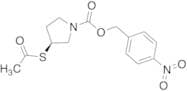 (3S)​-3-​(Acetylthio)​-1-​pyrrolidinecarboxyli​c Acid (4-​Nitrophenyl)​methyl Ester