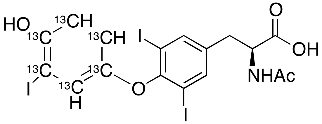 N-Acetyl-3,3',5-triiodo-L-thyronine-13C6