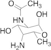 2-(acetylamino)-4-amino-2,4,6-trideoxy-α-D-Galactopyranose