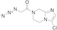 2-Azido-1-(3-chloro-5,6-dihydroimidazo[1,2-a]pyrazin-7(8h)-yl)ethan-1-one