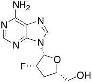 6-Amino-9-(2',3'-dideoxy-2'-fluoro-b-D-arabinofuranosyl)purine