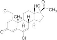 (1S,8R,9S,10S,13S,14S,17R)-17-Acetyl-6-chloro-1-(chloromethyl)-17-hydroxy-10,13-dimethyl-1,2,8,9,1…