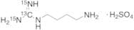 Agmatine Dihydrochloride-15N2, 13C