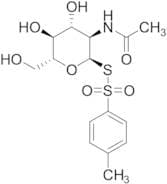 2-Acetamido-2-deoxy-1-S-(4-methylbenzenesulfonyl)-1-thio-α-D-glucopyranose