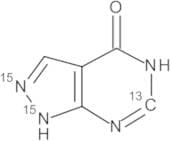 Allopurinol-13C,15N2