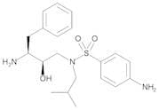 4-Amino-N-((2R,3S)-3-amino-2-hydroxy-4-phenylbutyl)-N-isobutylbenzenesulfonamide