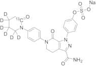 Apixaban Sulfate Sodium Salt-13C,D6