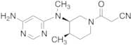 (3R,4R)-3-[(6-Amino-4-pyrimidinyl)methylamino]-4-methyl-β-oxo-1-piperidinepropanenitrile