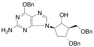 (2R,3R,5R)-5-[2-Amino-6-(phenylmethoxy)-9H-purin-9-yl]-3-(phenylmethoxy)-2-[(phenylmethoxy)methyl]…