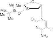 4-Amino-1-((2R,5S)-2-((tert-butyldimethylsilyloxy)methyl)-1,3-oxathiolan-5-yl)-5-fluoropyrimidin-2…