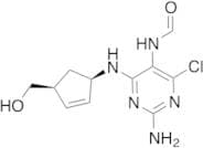 (1R-cis)-N-[2-amino-4-chloro-6-[[4-(hydroxymethyl)-2-cyclopenten-1-yl]amino]-5-pyrimidinyl]-formam…