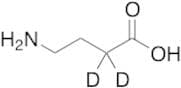4-Aminobutyric-2,2-d2 Acid