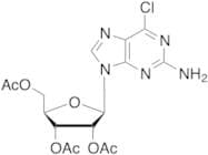 2-Amino-6-chloro-9-(2,3,5-tri-O-acetyl-β-D-ribofuranosyl)purine