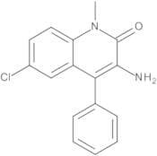 3-Amino-1,2-dihydro-6-chloro-1-methyl-4-phenylquinolin-2(1H)-one