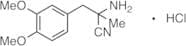 rac α-Amino-3,4-dimethoxy-α-methylbenzenepropanenitrile Hydrochloride