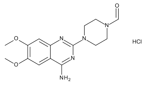 4-(4-Amino-6,7-dimethoxy-2-quinazolinyl)-1-piperazinecarboxaldehyde Hydrochloride
