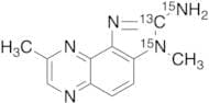 2-Amino-3,8-dimethylimidazo[4,5-f]quinoxaline-13C,15N2