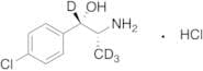 [S-(R*,S*)]-α-(1-Aminoethyl)-4-chlorobenzenemethanol Hydrochloride-d4