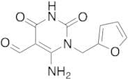 6-Amino-1-(furan-2-ylmethyl)-2,4-dioxo-1,2,3,4-tetrahydropyrimidine-5-carbaldehyde