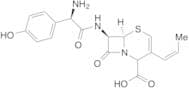 (6R,7R)-7-[[(2R)-2-Amino-2-(4-hydroxyphenyl)acetyl]amino]-8-oxo-3-(1Z)-1-propen-1-yl-5-thia-1-azab…