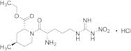 (2R,4R)1-[(2S)2-Amino-5-[[imino(nitroamino)methyl]amino]-1-oxopentyl]-4-methyl-2-piperidinecarboxy…