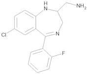 2-Aminomethyl-7-chloro-2,3-dihydro-5-(2-fluorophenyl)-1H-1,4-benzodiazepine