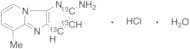 2-Amino-6-methyldipyrido[1,2-a:3',2'-d]imidazole-13C3 Hydrochloride Hydrate (>85%)