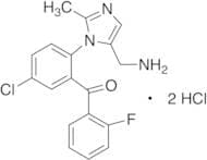 [2-[5-(Aminomethyl)-2-methyl-1H-imidazol-1-yl]-5-chlorophenyl](2-fluorophenyl)-methanone Dihydroch…