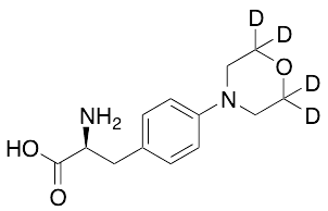 (2S)-2-Amino-3-(4-morpholin-4-ylphenyl)propanoic Acid-d4