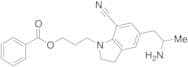 5-(2-Aminopropyl)-1-[3-(benzoyloxy)propyl]-2,3-dihydro-1H-indole-7-carbonitrile