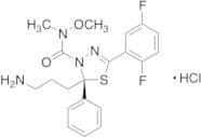 (2S)-2-(3-Aminopropyl)-5-(2,5-difluorophenyl)-N-methoxy-N-methyl-2-phenyl-1,3,4-thiadiazole-3(2H)-…