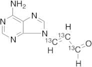3-(6-Amino-9H-purin-9-yl)-2-propenal-13C3