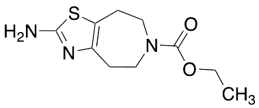 2-Amino-4,5,7,8-tetrahydro-6-(N-carbethoxy)thiazolo[5,4-d]azepine