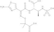 (2S,3S)-2-[[(2Z)-2-(2-Amino-4-thiazolyl)-2-[(1-carboxy-1-methylethoxy)imino]acetyl]amino]-3-(sulfo…
