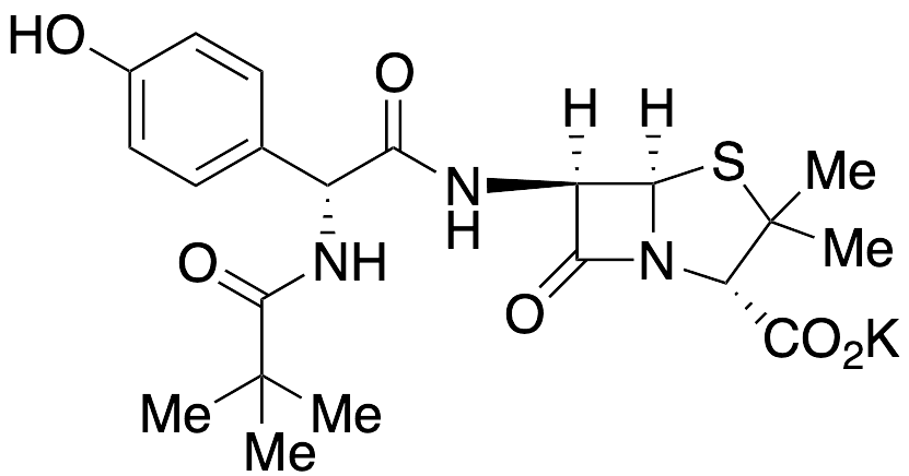 N-(2,2,Dimethyl-1-oxopropyl)-Amoxicillin Potassium Salt (~80%)